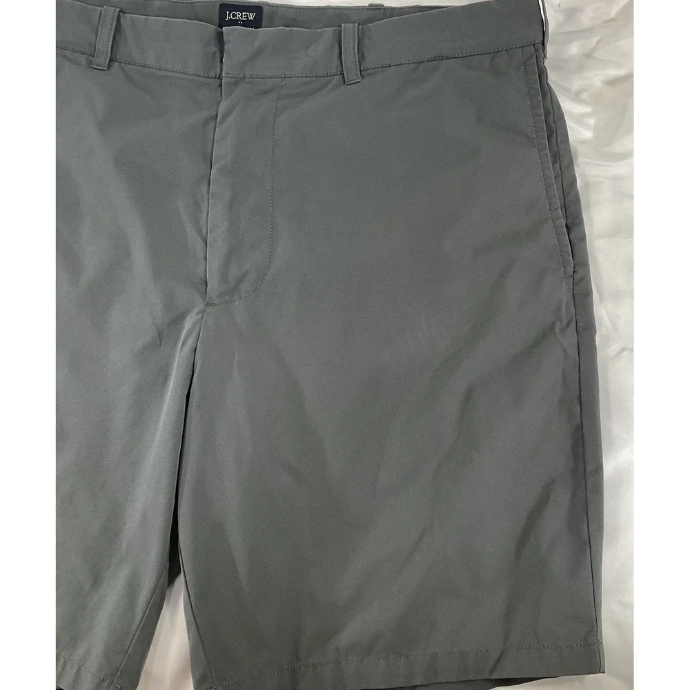 J Crew Golf Shorts Performance Mens Size 36 Gray Polyester Flat Front 232